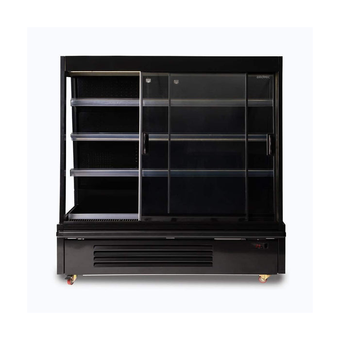 Bromic Semi Vertical Display Fridge - Gondola - 1580mm - 2 Doors - Sliding - SVM1580SD-NR