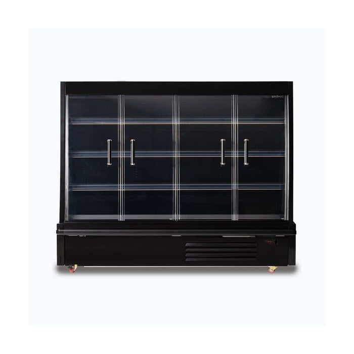 Bromic Semi Vertical Display Fridge - 1875mm - 4 Doors - Hinged - SVM1875HD-NR