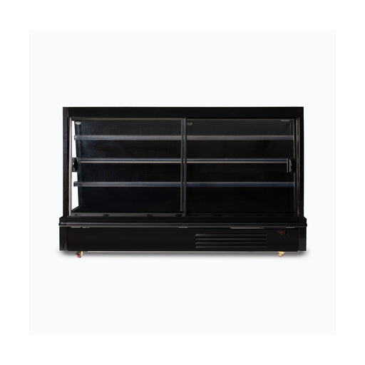 Bromic Semi Vertical Display Fridge - 2500mm - 4 Doors - Sliding - SVM2500SD-NR