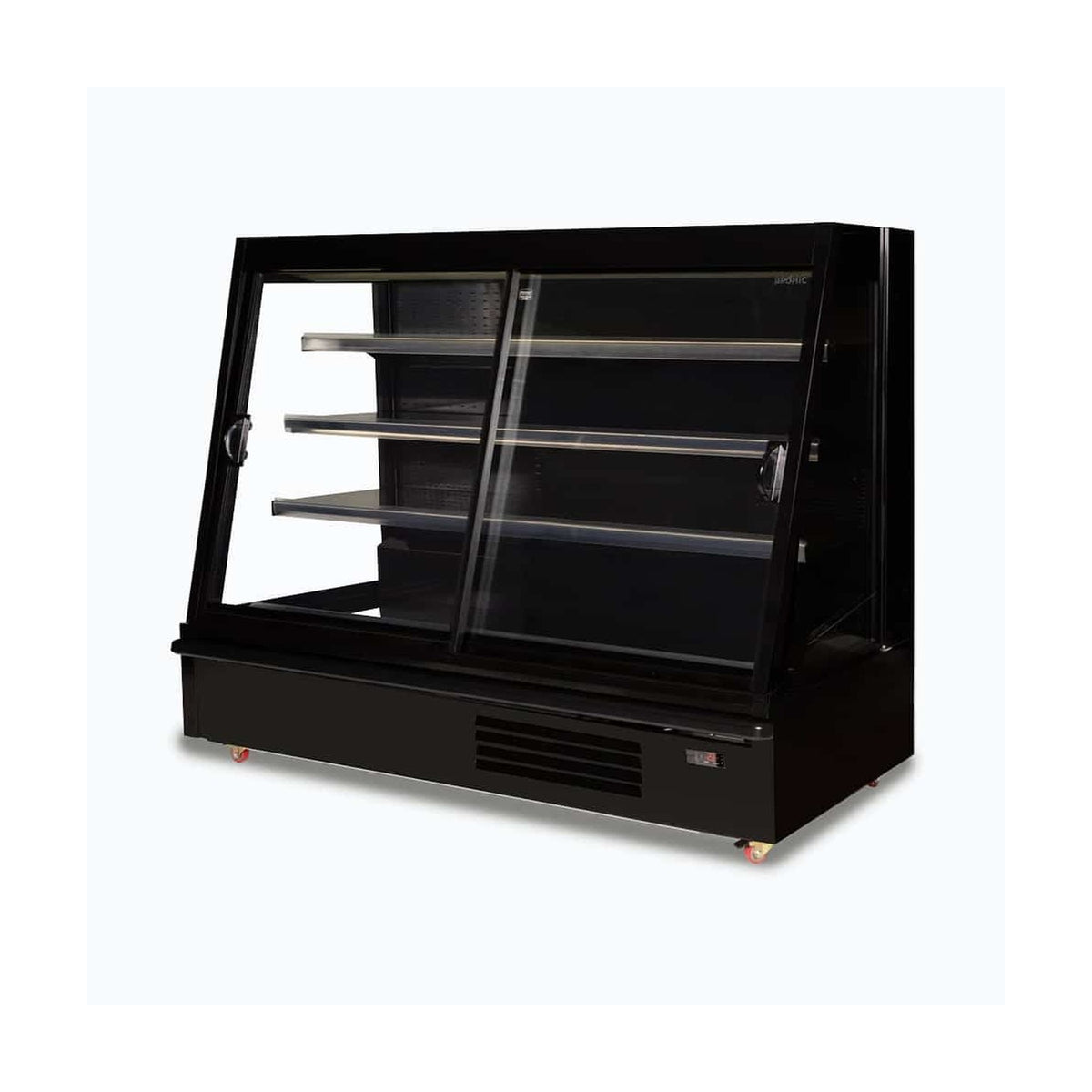 Bromic Semi Vertical Display Fridge - 2500mm - 4 Doors - Sliding - SVM2500SD-NR