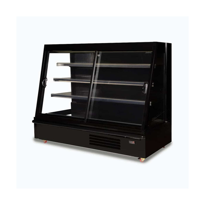 Bromic Semi Vertical Display Fridge - 2500mm - 4 Doors - Sliding - SVM2500SD-NR