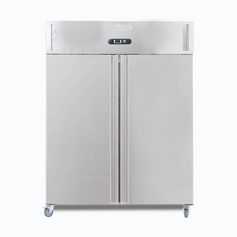 Bromic Upright Freezer - 1300L - 2 Doors - Stainless Steel - UF1300SDF-NR-1
