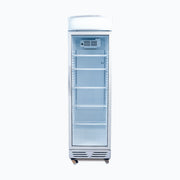 Bromic Upright Display Fridge - 372L - 1 Door - Flat Glass - Lightbox - GM0374L-NR