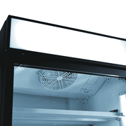 Bromic Upright Display Fridge - 659L - 1 Door - Flat Glass - Lightbox - GM0690LB