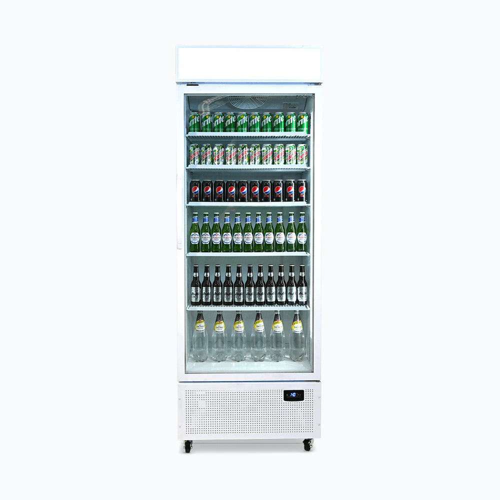 Bromic Upright Display Fridge - 659L - 1 Door - Flat Glass - Lightbox - GM0690LW