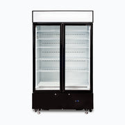 Bromic Upright Display Fridge - 960L - 2 Doors - Flat Glass - Cassette - GM1000LBCAS