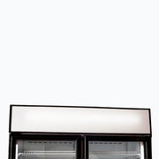 Bromic Upright Display Fridge - 960L - 2 Doors - Flat Glass - Cassette - GM1000LBCAS