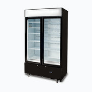 Bromic Upright Display Fridge - 960L - 2 Doors - Flat Glass - Cassette - GM1000LBCAS
