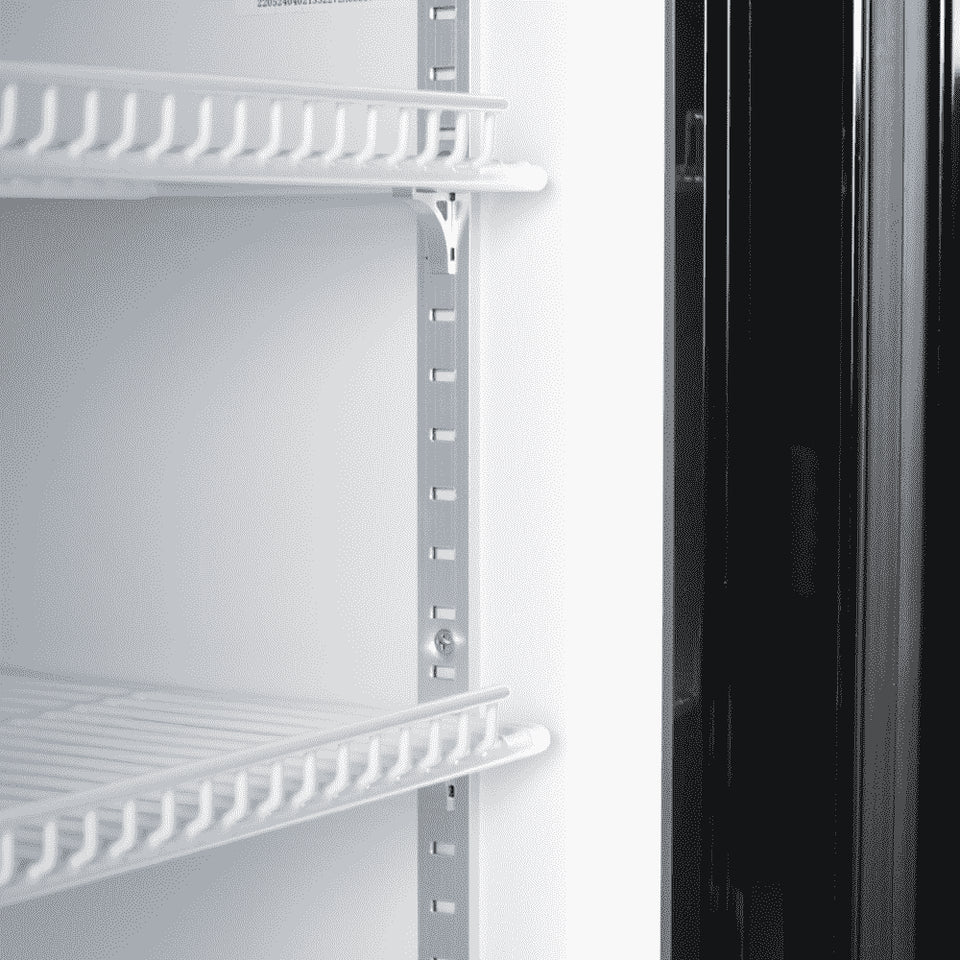 Bromic Upright Display Fridge - 960L - 2 Doors - Flat Glass - Cassette - GM1000LBCAS