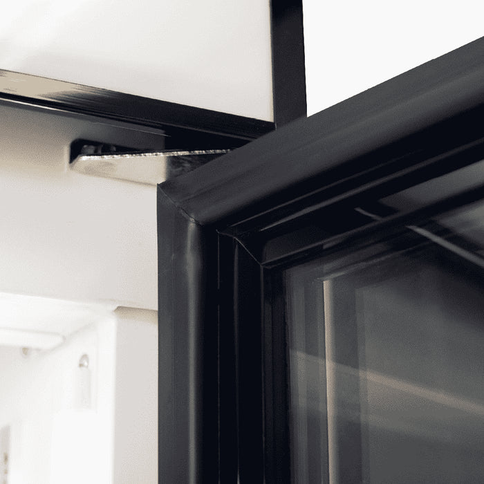 Bromic Upright Display Fridge – 885L – 2 Doors – Flat Glass – Black - GM0900LBECO