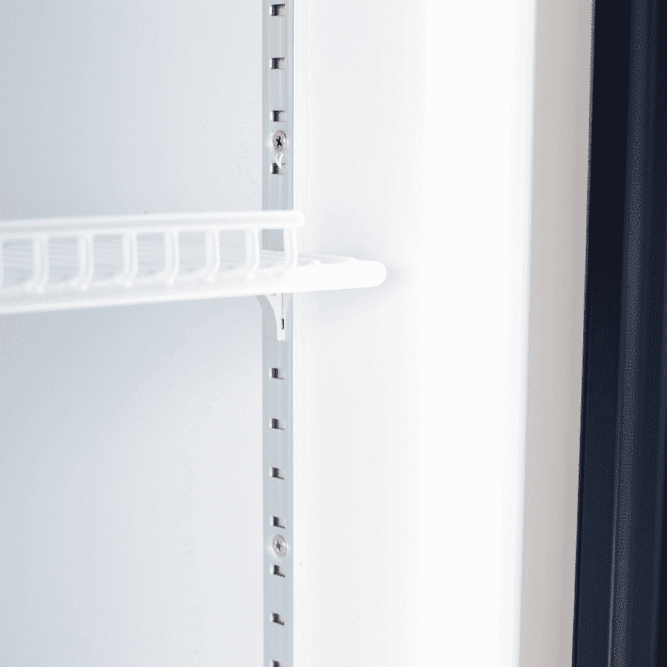 Bromic Upright Display Fridge – 885L – 2 Doors – Flat Glass – Black - GM0900LBECO