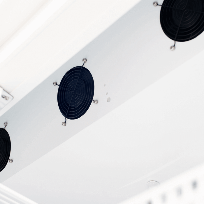 Bromic Upright Display Fridge – 885L – 2 Doors – Flat Glass – White - GM0900LWECO