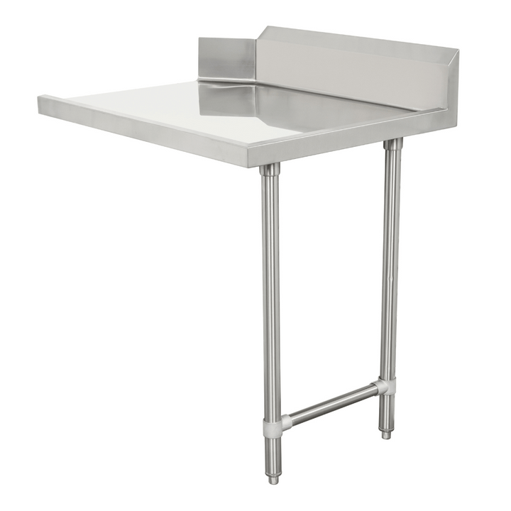 Modular Systems Clean Dish Table with Splashback 600mm to 1200mm Left - CDTL - 600(W) x 700(D) x 900(H)mm