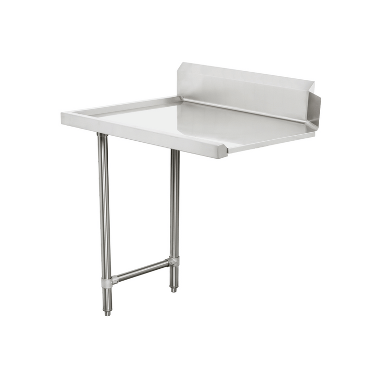 Modular Systems Clean Dish Table with Splashback 600mm to 1200mm Right - CDT-R - 600(W) x 700(D) x 900(H)mm