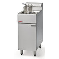 FastFri Freestanding Single Pan Double Basket Gas Deep Fryer 18L - FF18