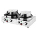 Apuro Double Round Belgian Waffle Maker - CJ533-A