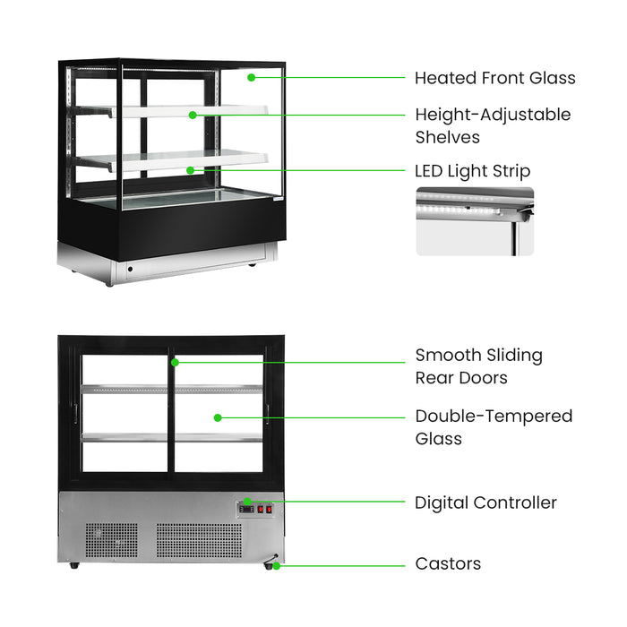 Bonvue Elite Cold Displays with 2 shelves - CL1200-2S