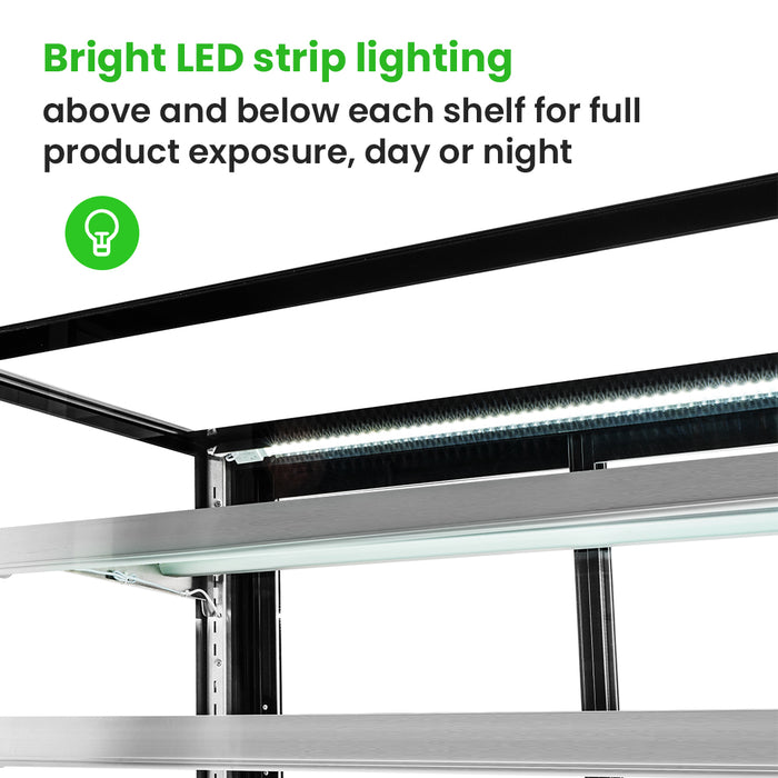 Bonvue Elite Cold Displays with 2 shelves - CL1200-2S