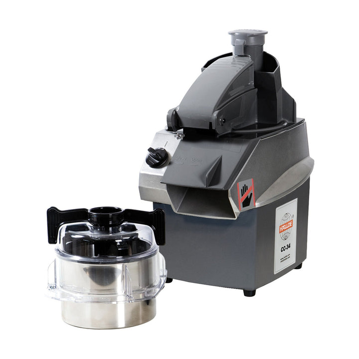 Hallde CC-34 Combi Cutter Veg Preparation Machine - CC-34 (Includes 4mm Slicer & 4mm Grater Discs)