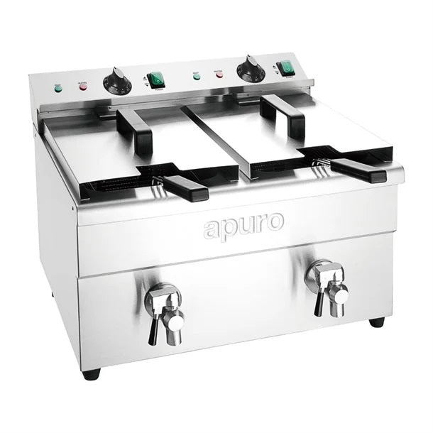 Apuro Double Induction Fryer 2x8L - CT012-A