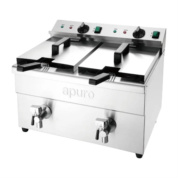 Apuro Double Induction Fryer 2x8L - CT012-A