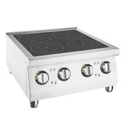 Apuro 4 Zone Induction Hob 2 x 3kW - CU558-A