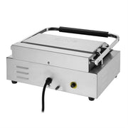 Apuro Bistro Large Ribbed Contact Grill - Ribbed/Ribbed - CU602-A