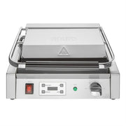 Apuro Large Contact Grill Flat Plates with Timer - CU607-A