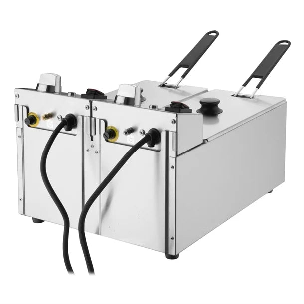 Apuro Twin Tank Fryer 2x3L - CU615-A