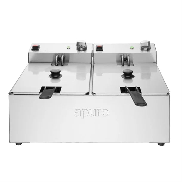Apuro Twin Tank Fryer 2x5L - CU619-A