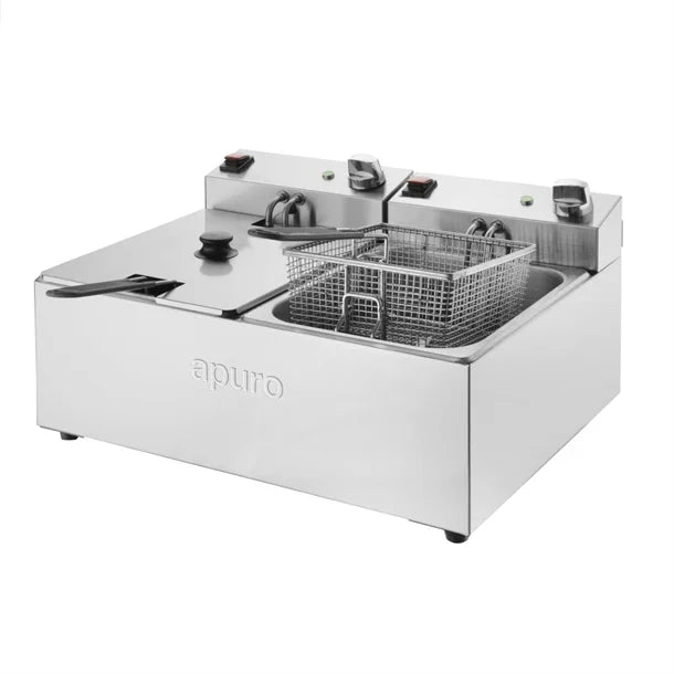 Apuro Twin Tank Fryer 2x5L - CU619-A