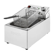 Apuro Single Electric Fryer with Timer 5L - CU622-A