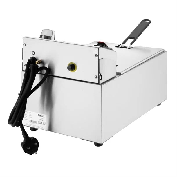 Apuro Single Electric Fryer with Timer 5L - CU622-A