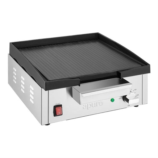 Apuro Cast Iron Countertop Griddle 2.8kW - CU966-A
