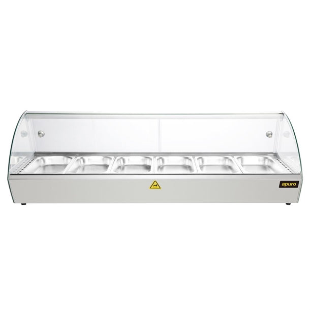 Apuro Countertop Heated Food Display 1127mm - CW148-A