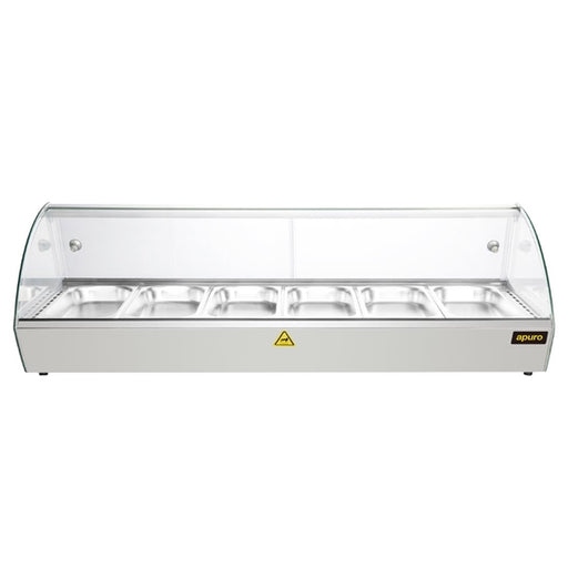 Apuro Countertop Heated Food Display 1127mm - CW148-A
