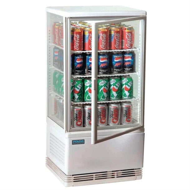 Polar C-Series Energy Efficient Display Fridge White 68L - CX578-A