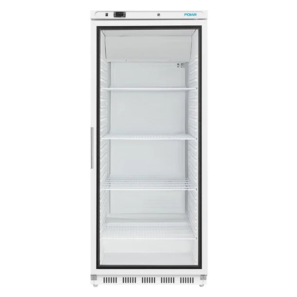 Polar C-Series 1 Door Upright Display Fridge 600L White - CZ787-A