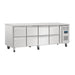 Polar U-Series Eight Drawer Gastronorm Counter Fridge - UA102-A
