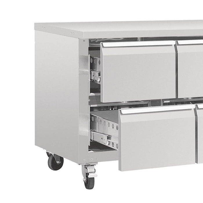 Polar U-Series Eight Drawer Gastronorm Counter Fridge - DA549-A