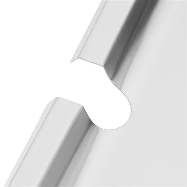 Vogue Stainless Steel Gastronorm Notched Lid 1/4 - DP254