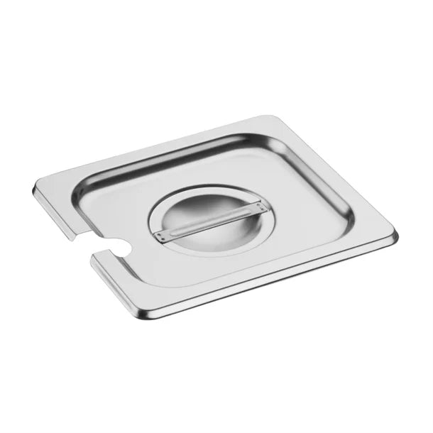 Vogue Stainless Steel Gastronorm Notched Lid 1/6 - DP255