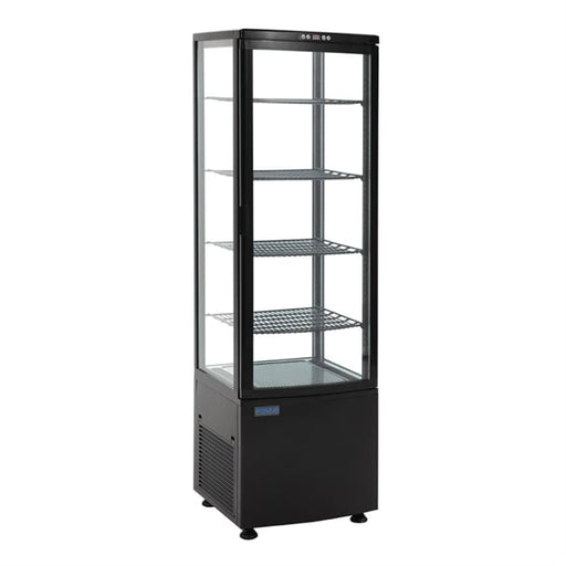 Polar C-Series Energy Efficient Curved Door Display Fridge Black 235Ltr - CX573-A