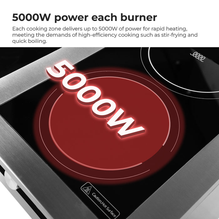 ElectMax 900 Series Induction 4 Burner Cooker with Splashback EIC9-800P