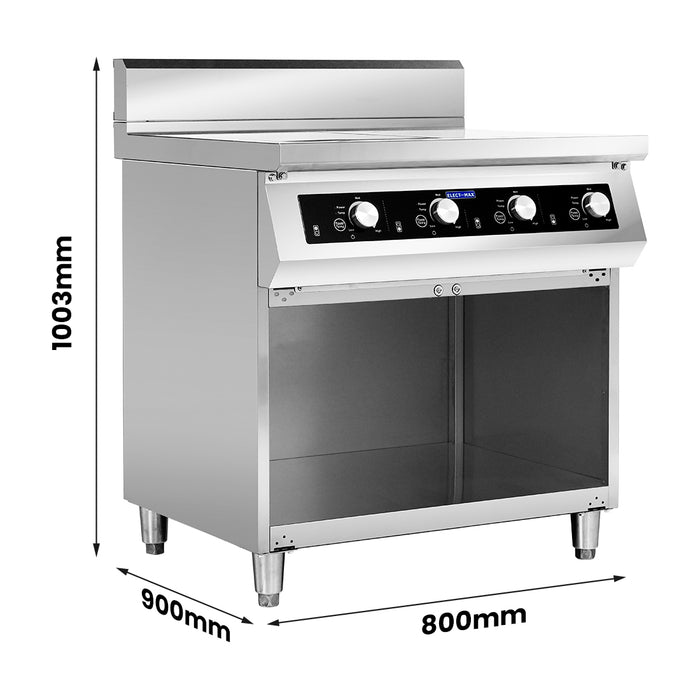 ElectMax 900 Series Induction 4 Burner Cooker with Splashback EIC9-800P