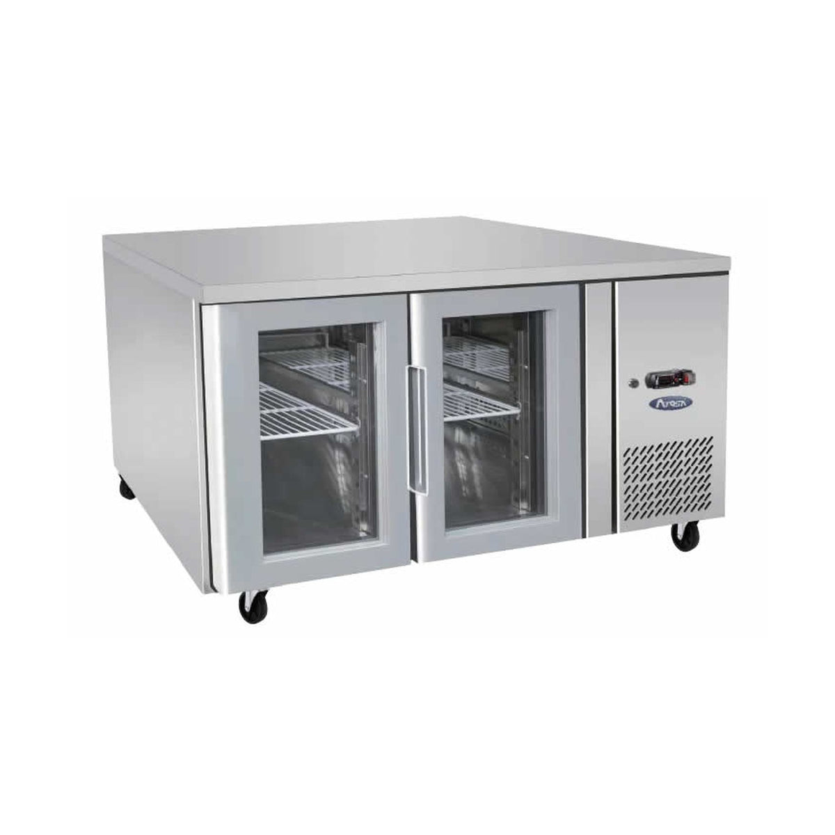 Atosa Glass 2 Door Cooling Fridge Table 1360 MM - EPF3721