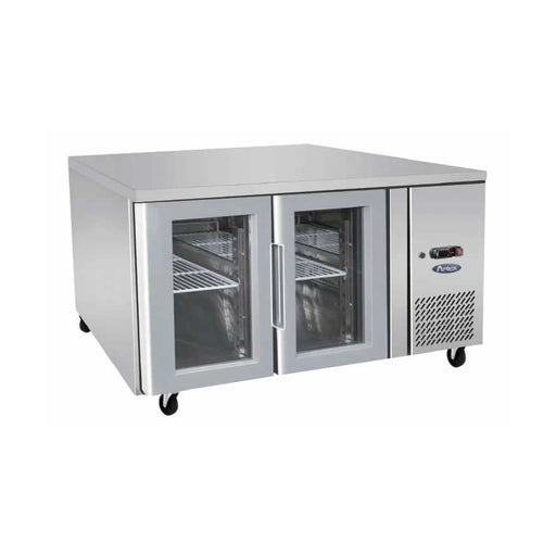Atosa Glass 2 Door Cooling Fridge Table 1360 MM - EPF3721