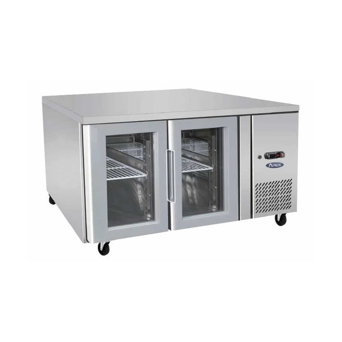 Atosa Glass 2 Door Cooling Fridge Table 1360 MM - EPF3721