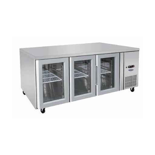 Atosa Glass Three Door Cooling Fridge Table 1795 MM - EPF3731