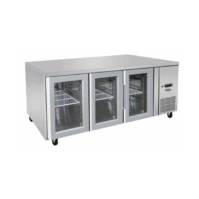 Atosa Glass Three Door Cooling Fridge Table 1795 MM - EPF3731